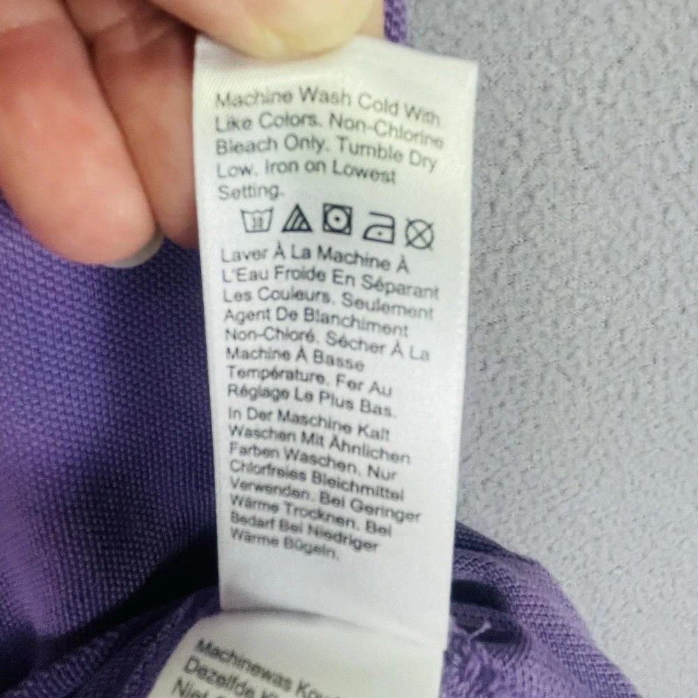 J Crew Oarsman Mens Classic Pique Polo Shirt Purple Large Tall BZ310
